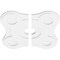 Ekena Millwork Luna Architectural Grade PVC Contemporary Ceiling Medallion, Two Piece, 20"OD x 3"ID x 7"C x 1"P CMP20LA2-03000 - alternate 4